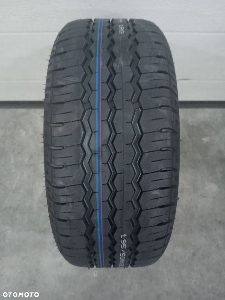 KOŁO 195/50 R13C WANDA 5x112 FELGA ALUMIOWA SREBRNO-CZARNA PRZYCZEPA OPONA - 6
