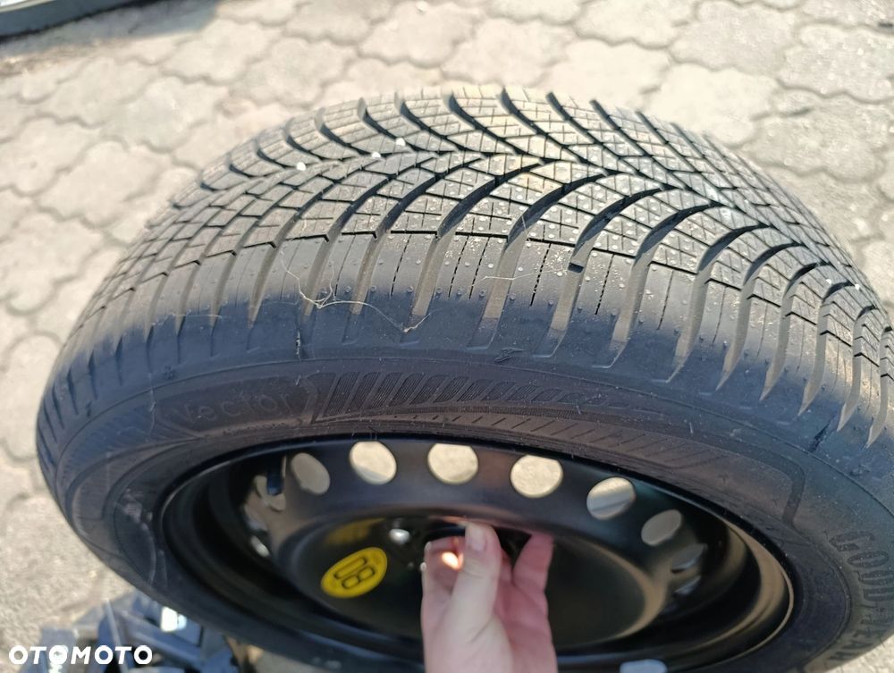 Focus MK3 koło zapasowe 16" zestaw lewarek klucz komplet opona 205-55-16 25 rok rozstaw śrub 5x108 Ford - 3
