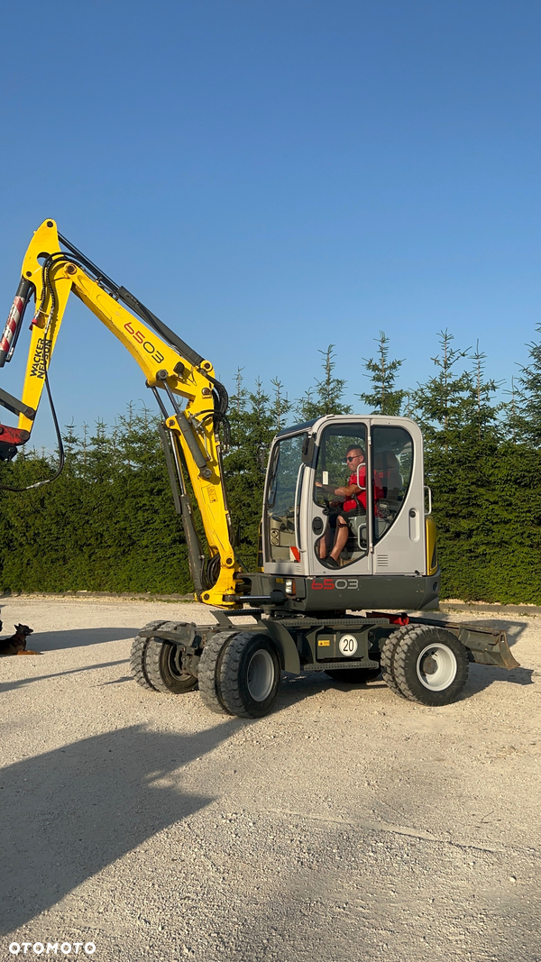 Wacker Neuson Mini KOPARKA KOŁOWA WACKER NEUSON 6503 WD 5,8t Długie ramie 3xłamane Dodatkowa hydraulika SZYBKA SKRĘTNA 2x łyżki Wiertnica skarpowa hydrauliczna Yanmar 2009r 3060mth