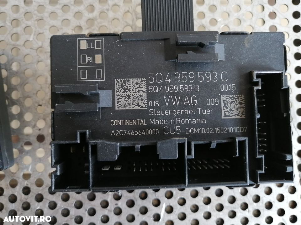 Modul Calculator Usa Stanga Dreapta Fata VW Golf 7 VII - 4