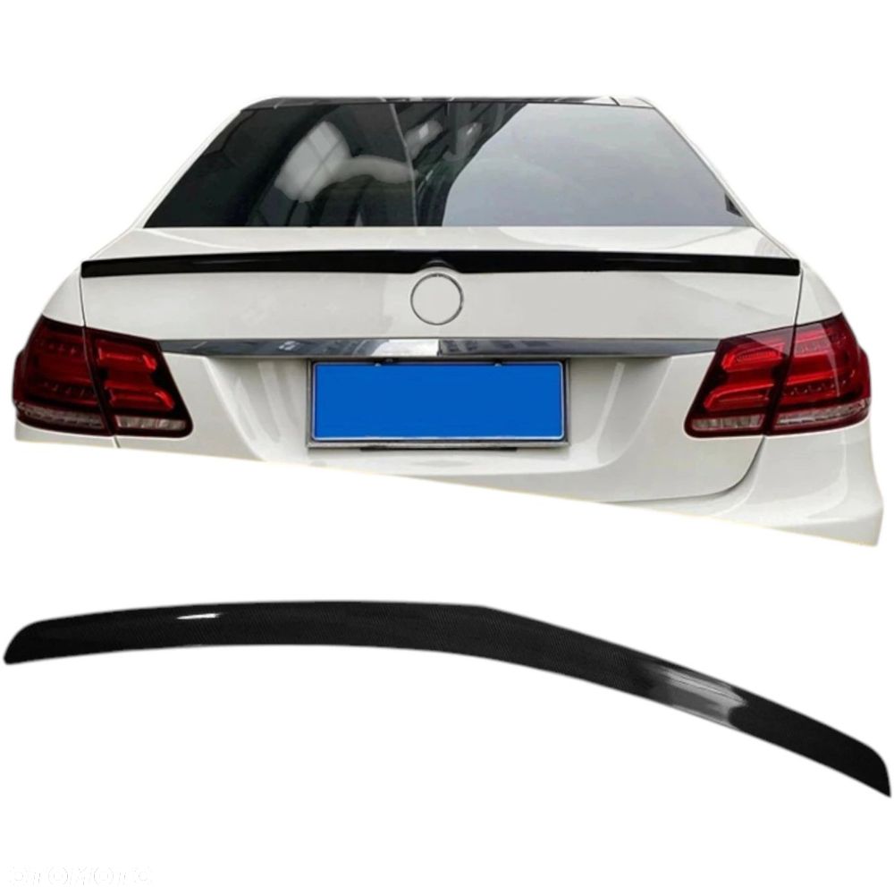 spoiler lotka na klapę czarny połysk AMG STYLE z ABS Mercedes W212 08-16 - 4