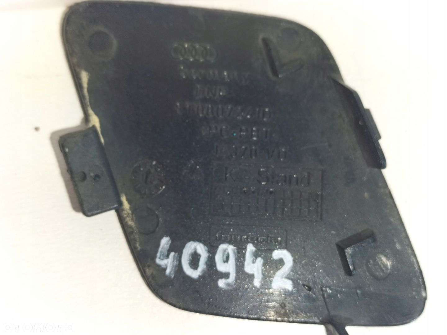 Zaślepka haka zderzaka przód AUDI A5 8T0 LIFT 12-15 S-LINE - 5