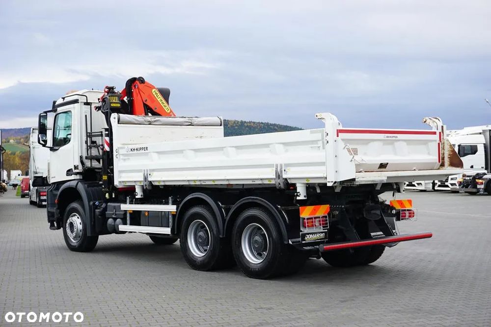 Mercedes-Benz AROCS / 2645 / E 6 / WYWROTKA + HDS / 6 X 4 / HYDROBURTA - 6