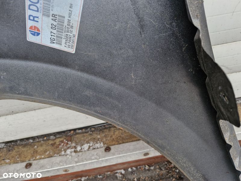 volkswagen passat cc błotnik prawy przód przedni - 7
