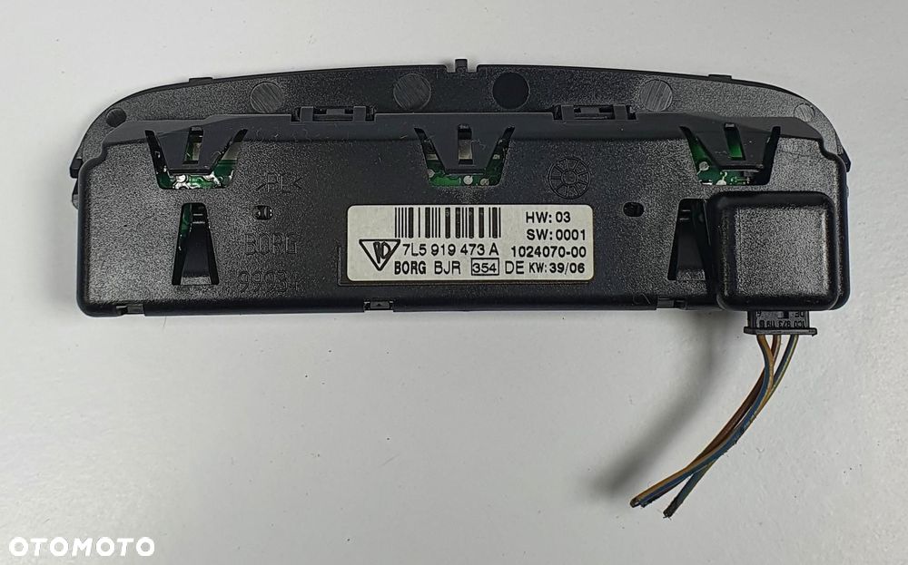 WYŚWIETLACZ CZUJNIKÓW PDC PORSCHE CAYENNE 7L5919473A - 2