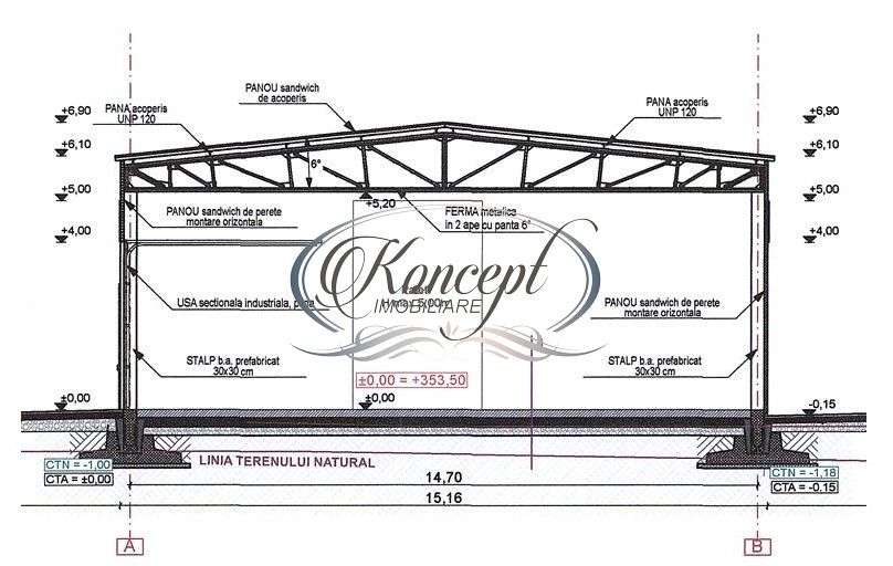 Hala noua cu acces TIR in Baciu - Imagine principală: 5/6