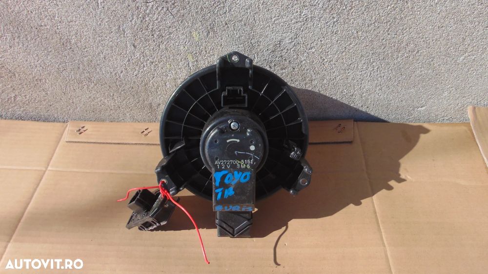 Motoras aeroterma habitaclu,rezistenta trepte Toyota Auris 1.4 benzina an 2006-2012 cod AV272700-5151 - 1