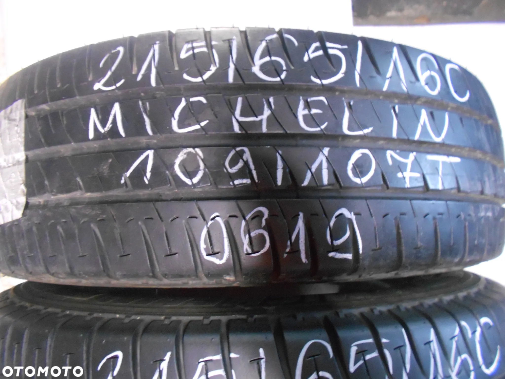 OPONY 215/65R16C MICHELIN AGILIS DOT 0619 / 3918 9.5MM - 2