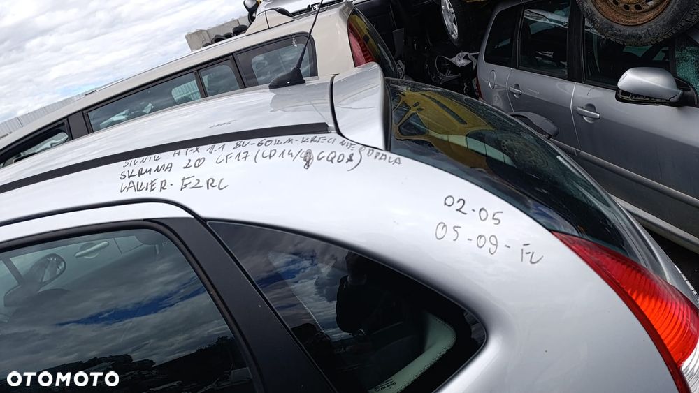 36362 Citroen C3 lift model od 05-09 silnik 1.1 8V HFX lakier EZRC - 5