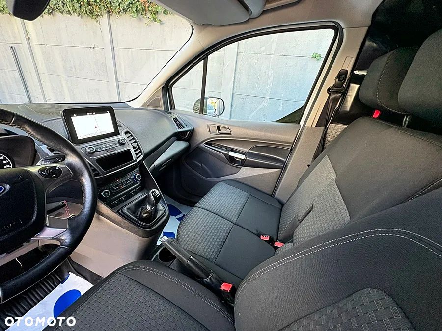 Ford Transit Connect 3 osoby LONG MAXI Klima Navi Kamera Czujniki parkowania GrzSzyba Bluetooth Apple Car Play Android Auto Bagażnik dachowy Hak Nowy rozrząd i oleje Gotowy do jazdy Pełny 2019 rok - 19