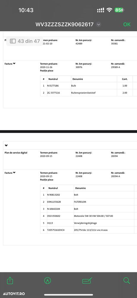 Volkswagen VW Crafter Cub TVA DEDUCTIBIL 35 an 2020 2.0tdi 157.000km Istoric Service Complet la reprezentanta vw Stare foarte buna NU Mercedes Sprinter Duba Iveco Ford transit izoterma - 18