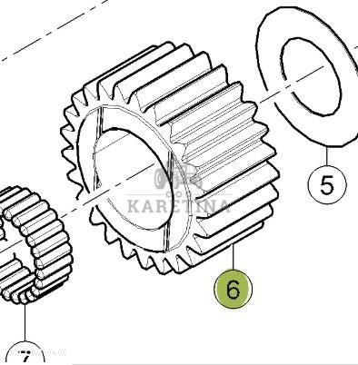 CLAAS Arion 610 660 Koło Koronowe Tylnego Napędu 6005029409   60 0502 940 9 - 1