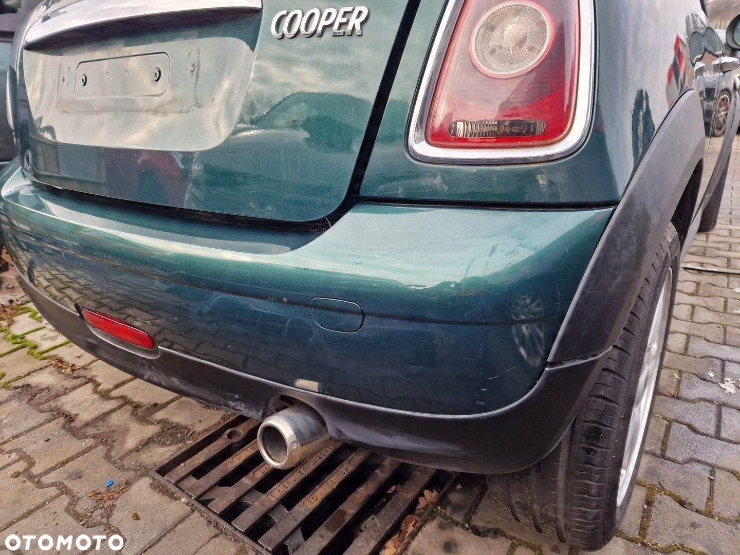 MINI ONE COOPER R56 2006-2010 ZDERZAK TYŁ A67 ZIELONY A67/6 - 9
