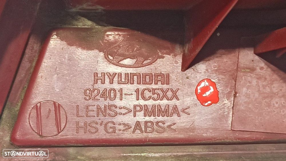 FAROLIM TRASEIRO ESQUERDO HYUNDAI GETZ (TB) 1.1 BáSICO - 3