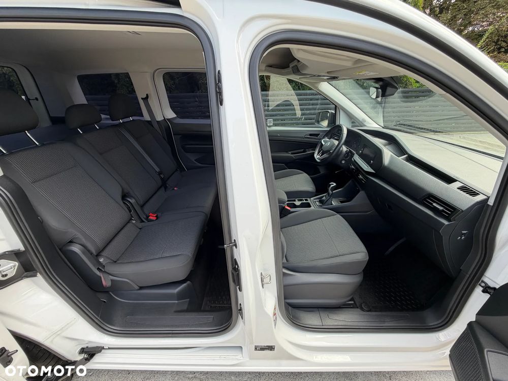 Volkswagen CADDY VAN KOMBI 5 Osobowy z homologacją cięż. N1, Mocny silnik 2.0TDI 102KM EURO-6 AQ Oszczędny i Dynamiczny Mikrobus VW, DMC-2.4t, Duża Ładowność 782kg, Homologacja na hak 1400kg, Bogate wyposażenie KOMFORT+ 100% Bezwypadkowy - 8