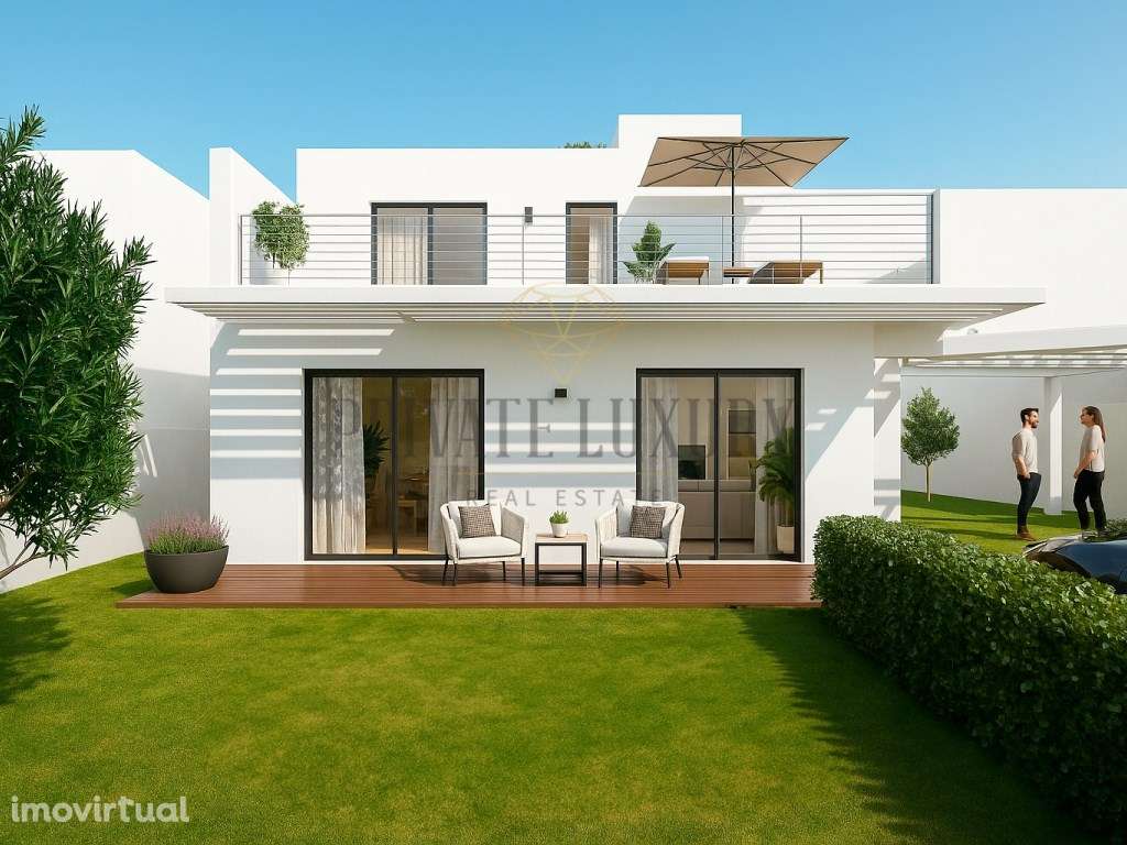 Moradia T4 Bioclimática em condomínio privado em Azeitão - Grande imagem: 2/35