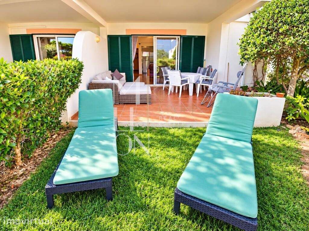 T1 em Vilamoura com Terraço, Jardim Privado e Piscinas junto ao Golfe - Grande imagem: 4/29