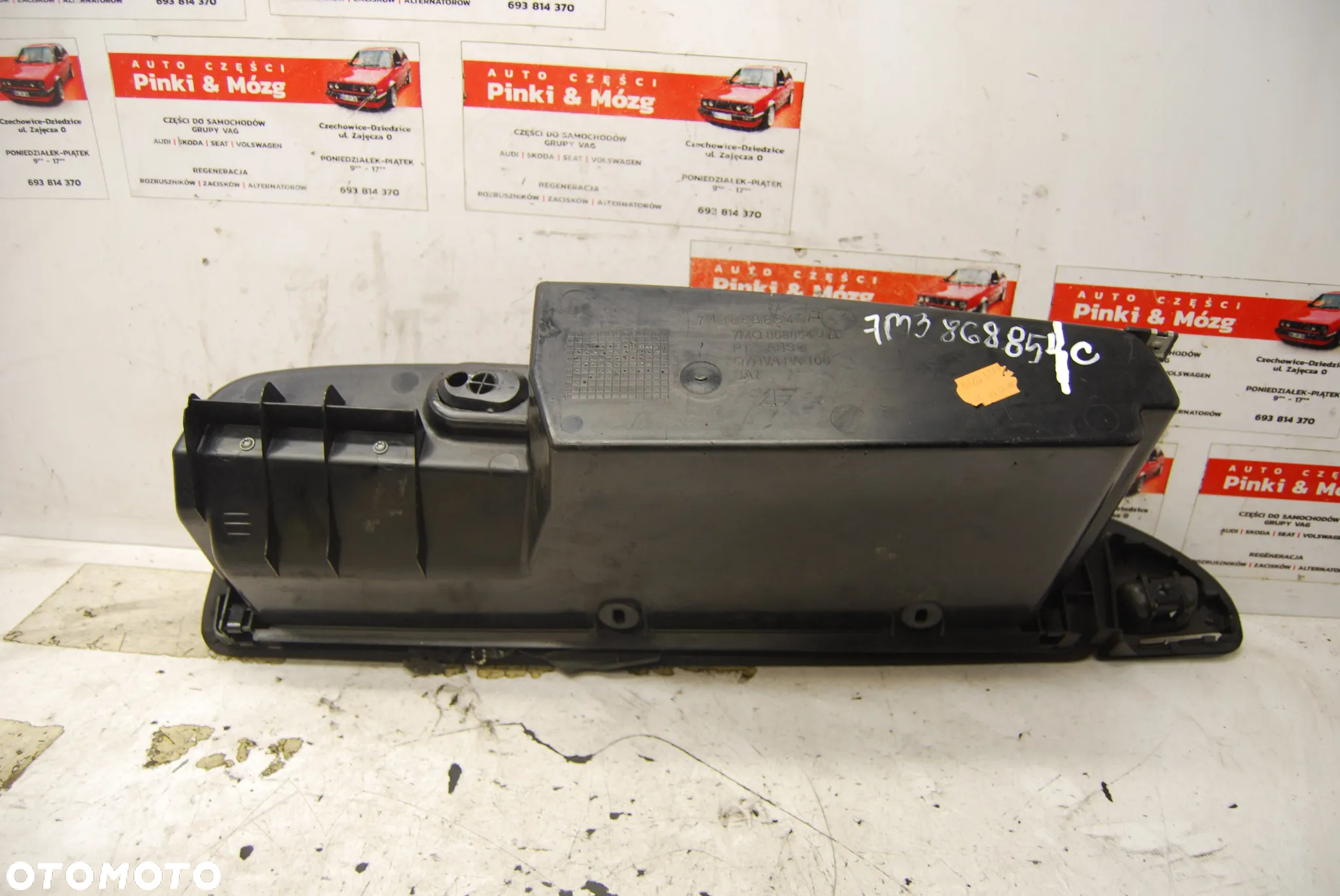 SCHOWEK PASAŻERA TYLNY TYŁ 7M3868854C VW SHARAN MK I LIFT 04-10 SEAT ALHAMBRA - 5