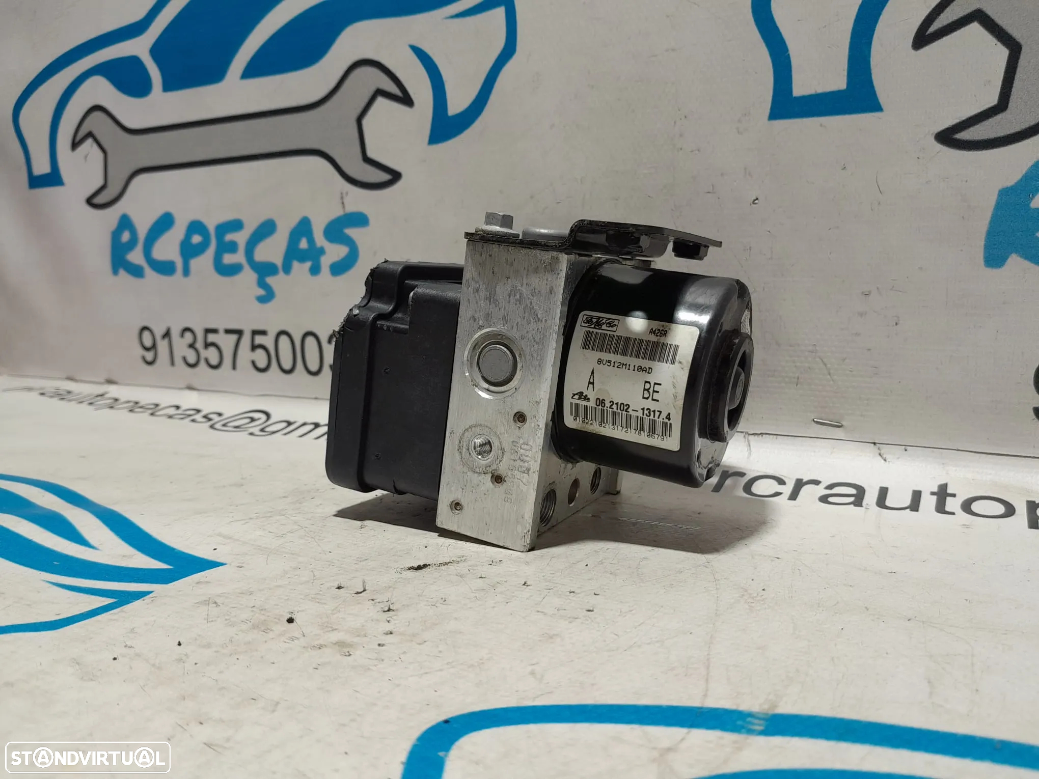 ABS MODULO BLOCO HIDRAULICO FORD FIESTA VI 6 MK6 1.6 TDCI 16V 75CV HHJF 8V512M110AD 8V51-2M110-AD 06210213174 - 4