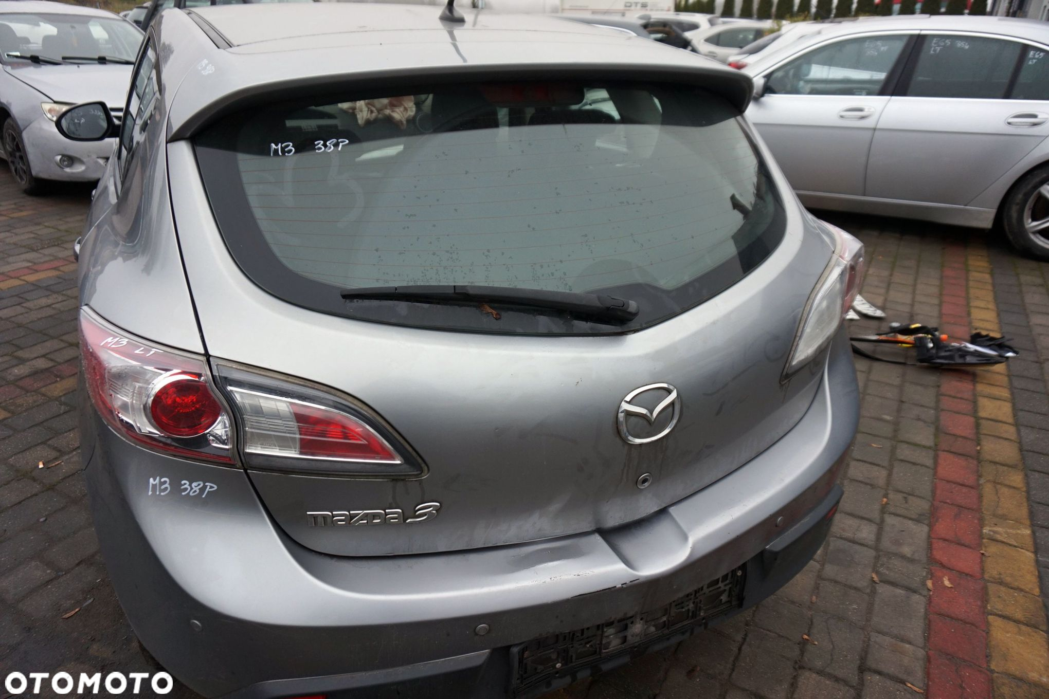 KLAPA BAGAŻNIKA TYLNA 3 II BL 5D HB 38P BBY9-62-02XC SREBRNY MAZDA 2009-2013 - 2