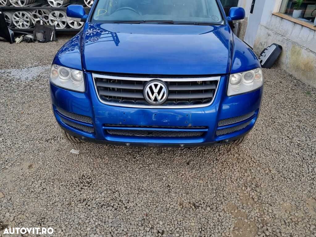 Bara fata Volkswagen Touareg 7L 2003 - 2006 ALBASTRU (1127) model fara spalatoare far - 1