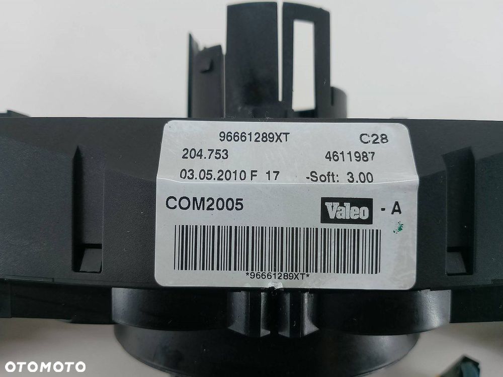 PRZEŁĄCZNIK ZESPOLONY PEUGEOT 207 1.6 16V BENZYNA HATCHBACK 96661289XT - 7