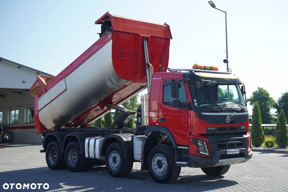 Volvo FMX 460 / 8x4 / WYWROTKA TYLNOZSYPOWA / HYDROKLAPA / I-SHIFT / PLANDEKA ELEKTRYCZNA / EURO 6 / - 2