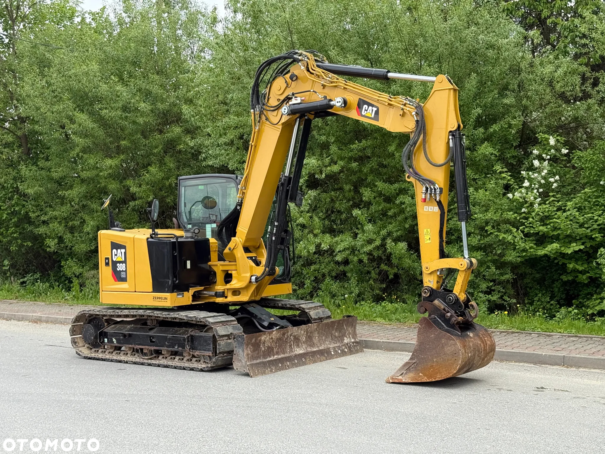 Caterpillar Koparka Gąsienicowa  *CAT 308 CR * Sprowadzona * JAK NOWA * Perfekcyjny Stan - 2