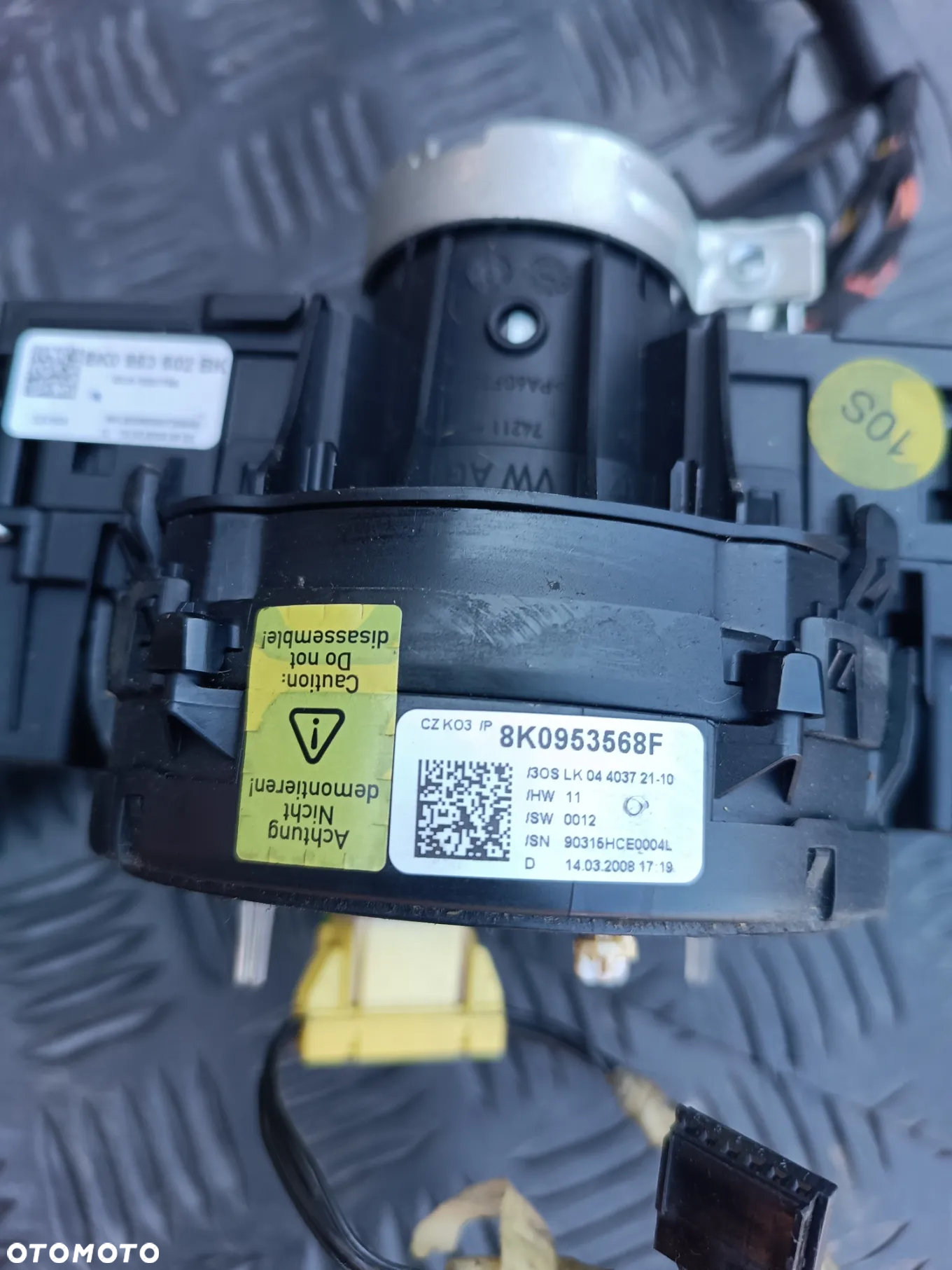 TAŚMA MANETKI PRZEŁĄCZNIK ZESPALONY 8K0953568F 8K0953502 BK AUDI Q5 A4 A5 A6 A7 - 6