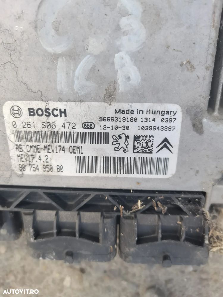 Calculator motor ECU Cod: 9675495080 / 0261S06472 Citroen C3 1.6 Benzina - 2