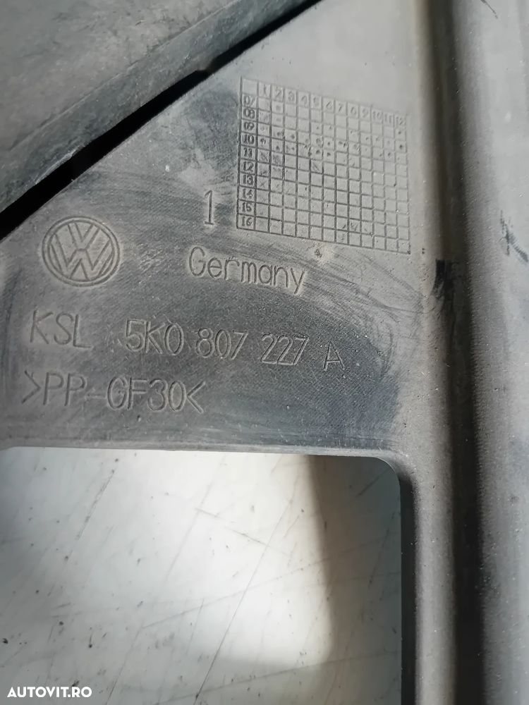 Suporti Suport Tavita Far Stanga Dreapta Vw Golf 6 VI Cod 5K0807227A 5K0807228A An 2009-2014 - 7