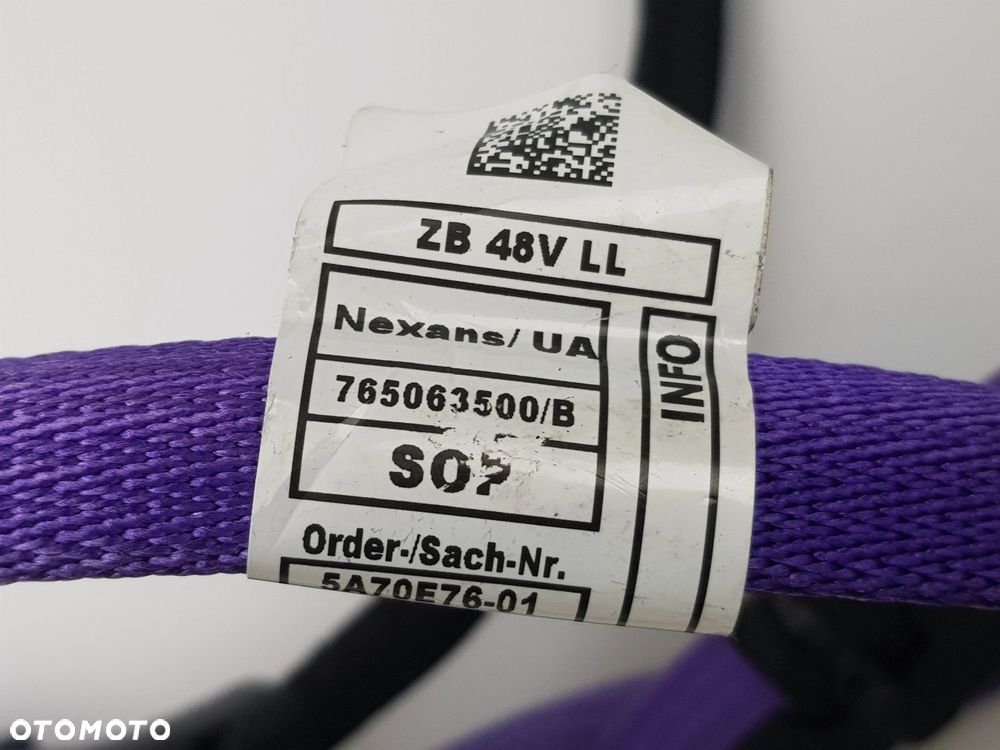 NOWY ORYGINALNY Przewód Klema akumulatora BMW X3 G01 X4 G02 5A70E76 - 6