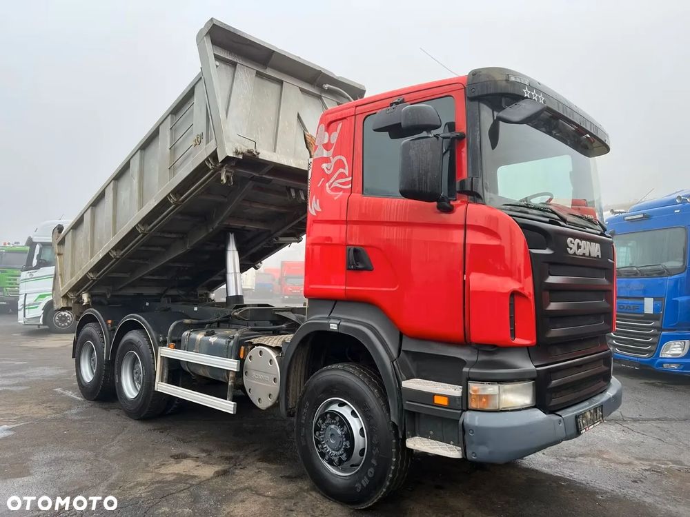 Scania R420 6x6 Hydroburta , stały napęd , zabudowa KOV, niski przebieg 320 tys km , wywrotka, zaczep do przyczepy, - 5