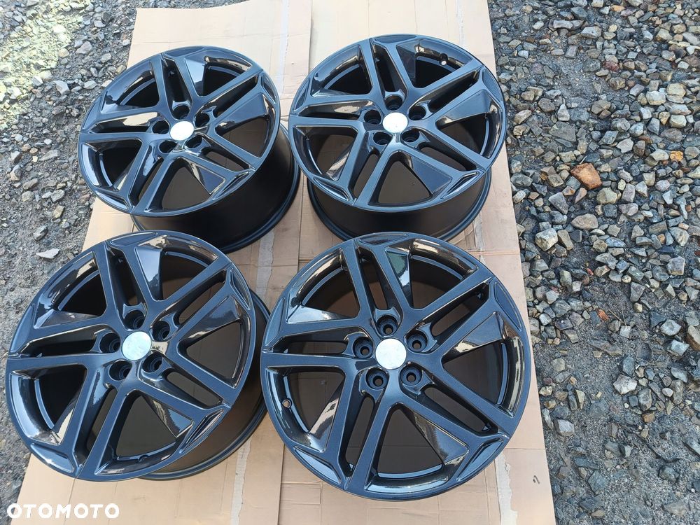 peugeot 308 t9 felgi 18" 5x108 et48 8j jak nowe ciemny grafit 9677989877 - 1