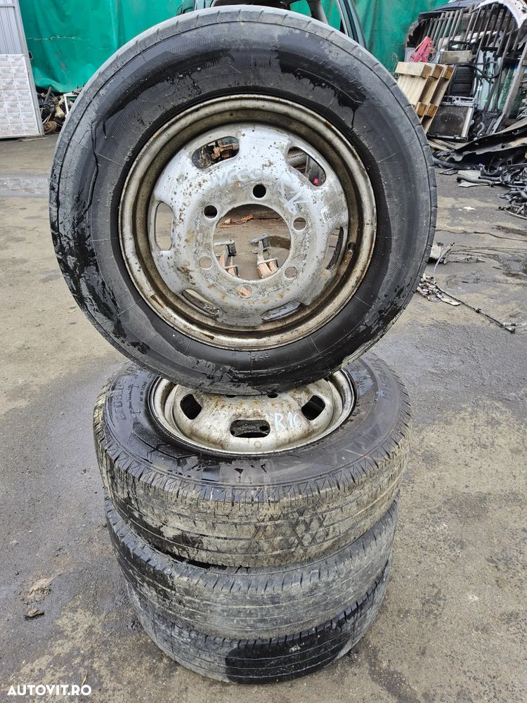 Jante Iveco pe dublu jante cu anvelope Iveco Daily punte dubla janta roata r16 - 1
