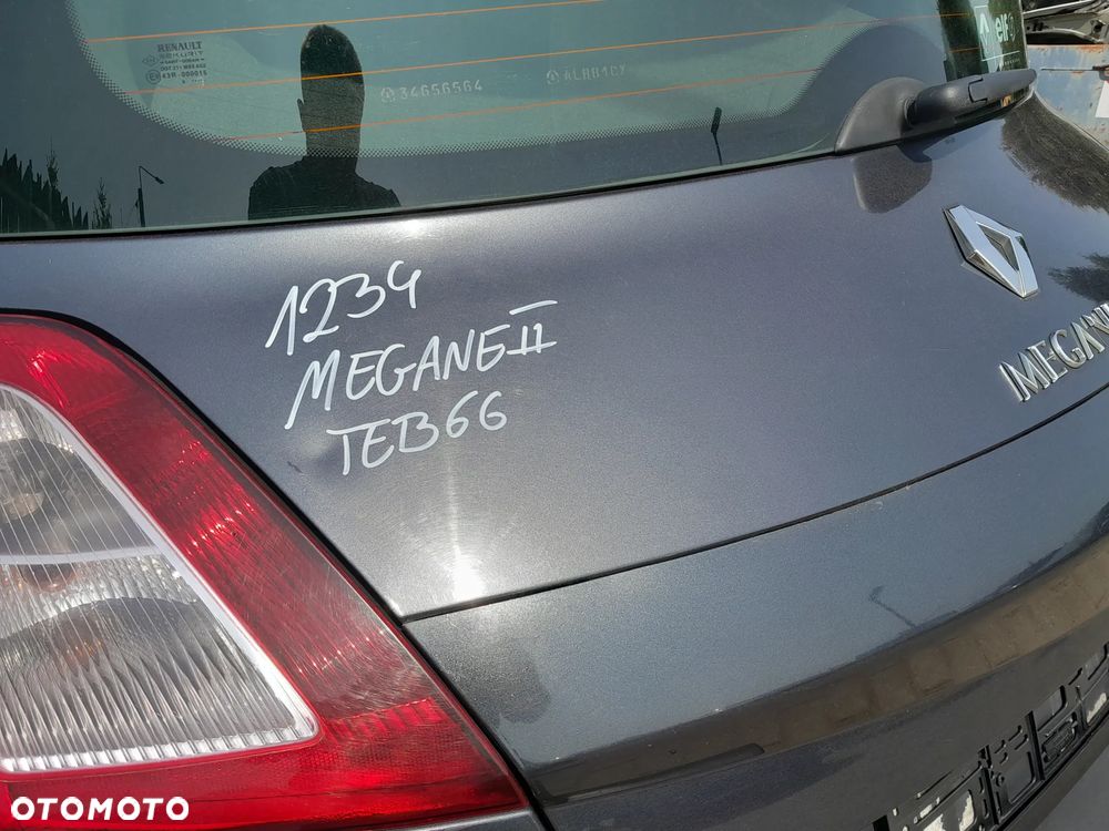 RENAULT MEGANE II KLAPA BAGAŻNIKA TYLNA TYŁ HB KOLOR: TEB66 - 2