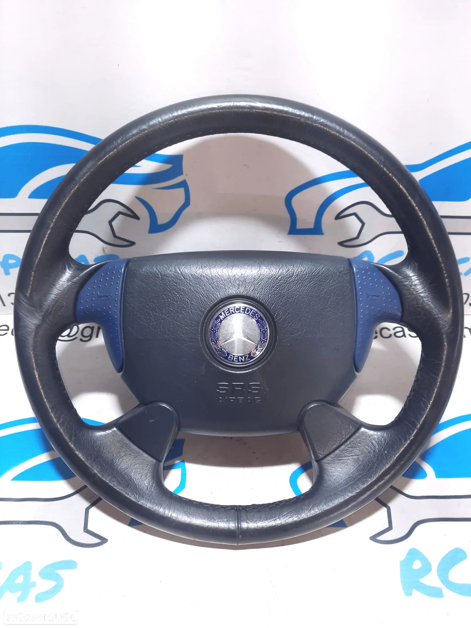 VOLANTE GUIADOR COMPLETO MERCEDES BENZ SLK R170 W170 A1704600003 1704600003 CLK C208 W208 PELE AIRBAG - 6
