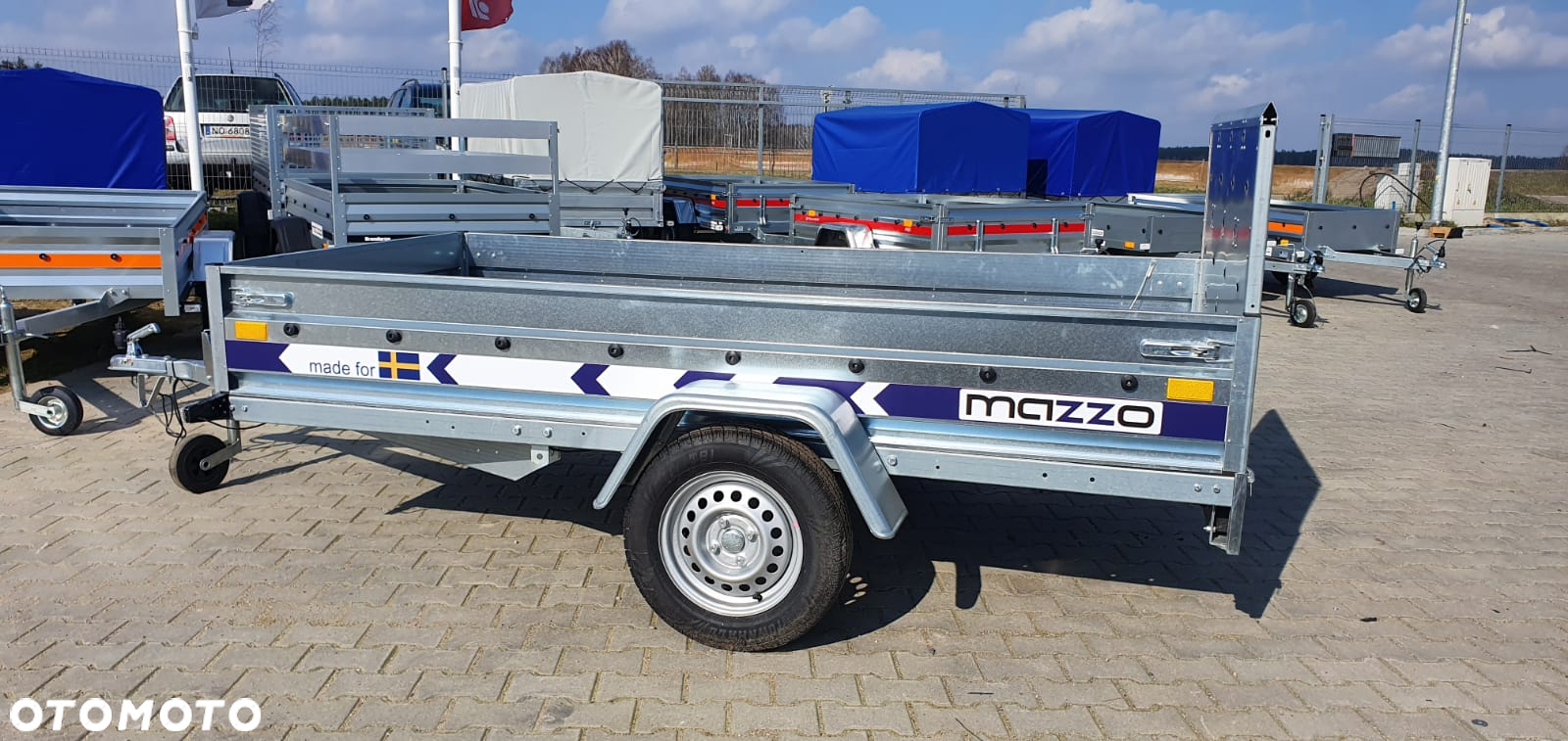 Niewiadów DOSTAWA 263x132x35 Przyczepa NIEWIADÓW jednoosiowa BEG7527U TRAP! UCHYLNA SKRZYNIA ŁADUNKOWA - 3
