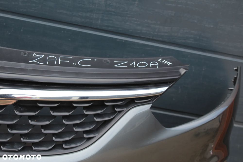ZDERZAK PRZÓD PRZEDNI OPEL ZAFIRA C PO LIFT Z10A ATRAPA EUROPEJSKA KOMPLETNY !!!SUPER STAN!!! - 7