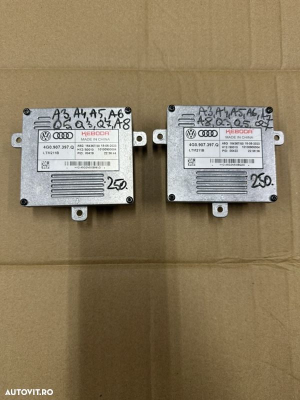 Calculator far, modul, droser xenon,balast AUDI A3, A4, A5, A6 ,TT ,Q3 ,Q5 ,Q7 , Q8 , an 2012-2018 cod 4G0907397Q - 1