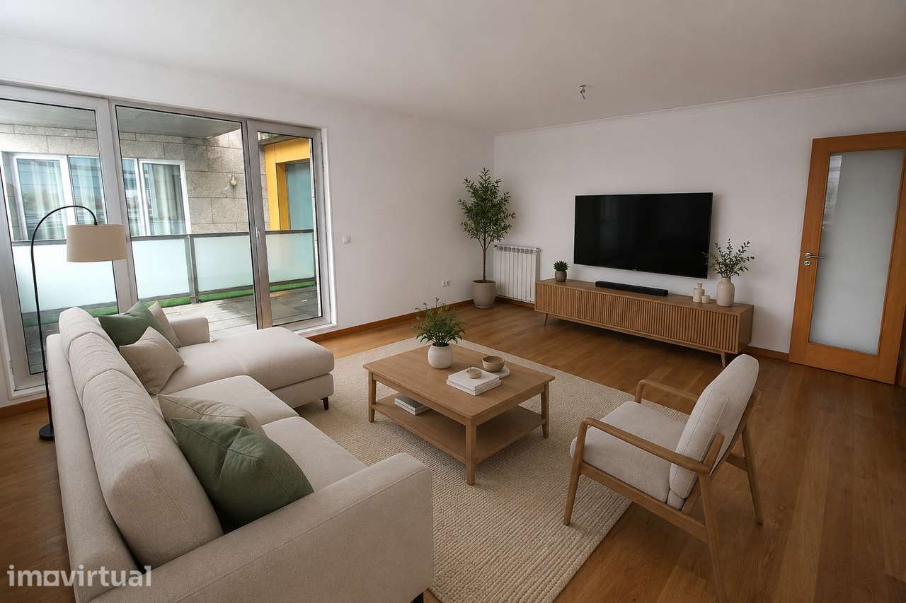 Apartamento T2 com Terraço – Zona do Fórum Viseu - Grande imagem: 3/24