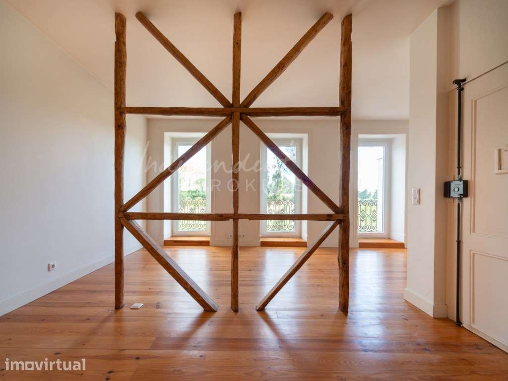 APARTAMENTO T1 PARA ARRENDAMENTO COM VISTA PARA OS JARDINS DA TAPADA - Grande imagem: 5/21