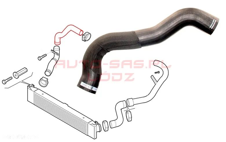 RURA INTERCOOLERA PRAWA DUCATO 2.3 06- - 1