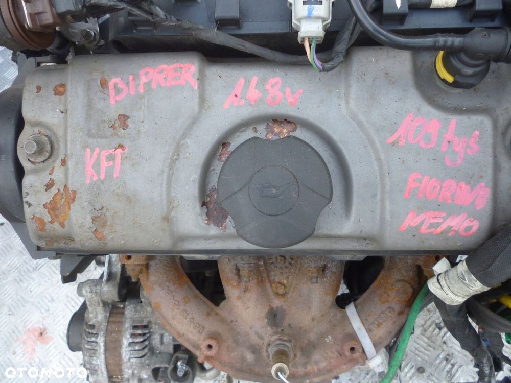 SILNIK BIPPER FIORINO NEMO 1.4 8V KFT 109 TYS - 2