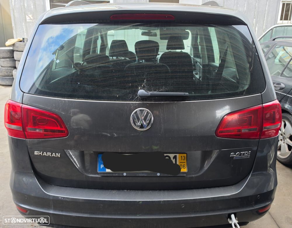 Traseira completa vw sharan 7n - 1