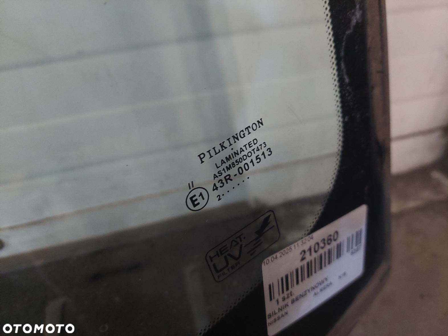 SZYBA CZOŁOWA PRZEDNIA NISSAN ALMERA N16 MAZOWSZE - 2
