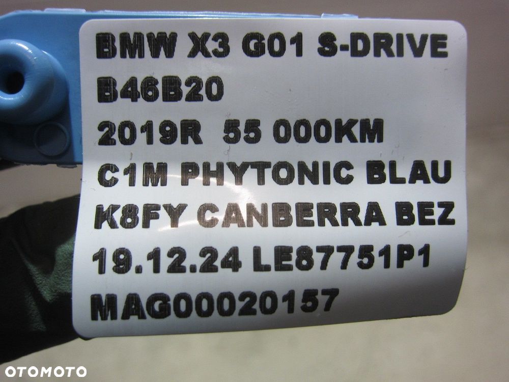 BMW G01 G30 X3  F30 B46 B48 ZAWÓR ODPOWIETRZANIA BAKU 7643106 13907643106 X - 13