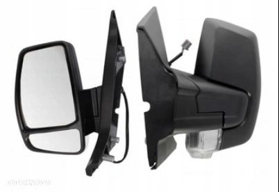 Lusterko Ford Transit Tourneo Custom 13-17 Lewe Migacz Elektryczne Czarne - 1