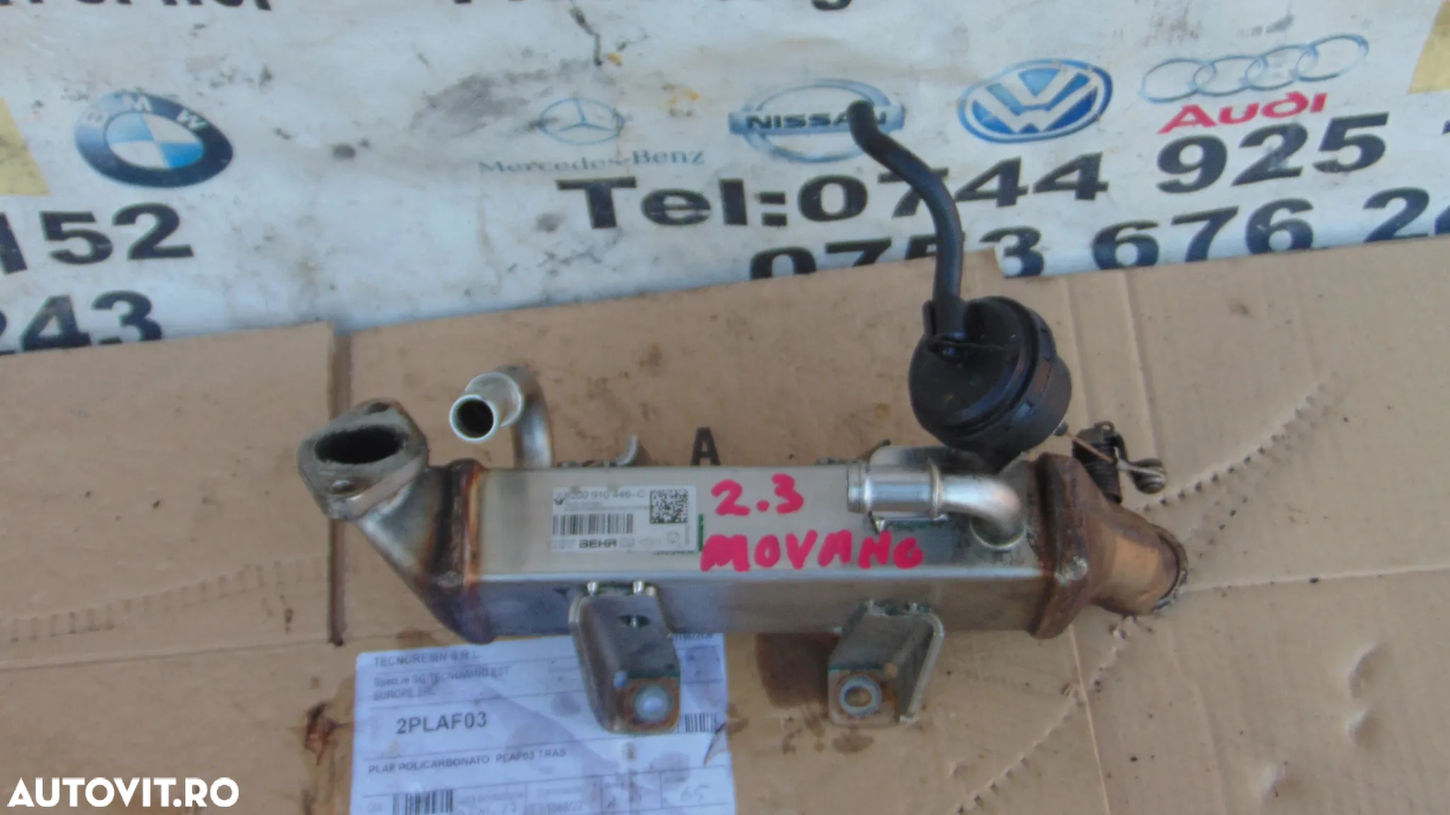 Racitor gaze Renault Master 2.3 euro 5 Opel Movano Mascott dezmembrez - 2