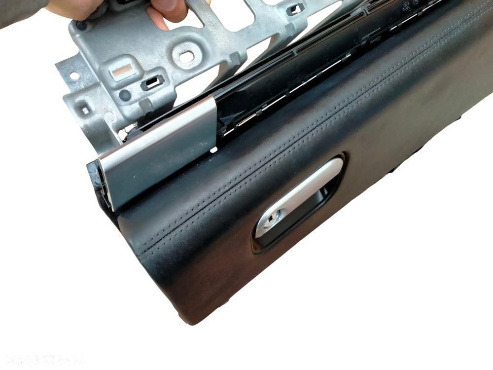 PORSCHE PANAMERA LIFT Skóra Czarny Schowek Pasażera Konsoli Uchwyt na kubki - 8
